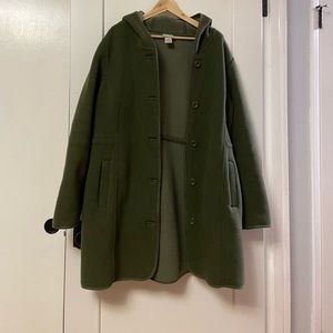 LL Bean Womens fleece coat